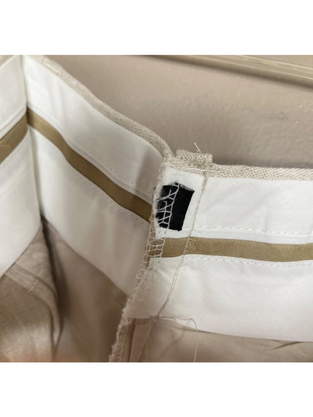 Banana Republic Linen Shorts High Waist Trouser Pleats Preppy ALT'd NWOT Wm XS 2 - Picture 9 of 11